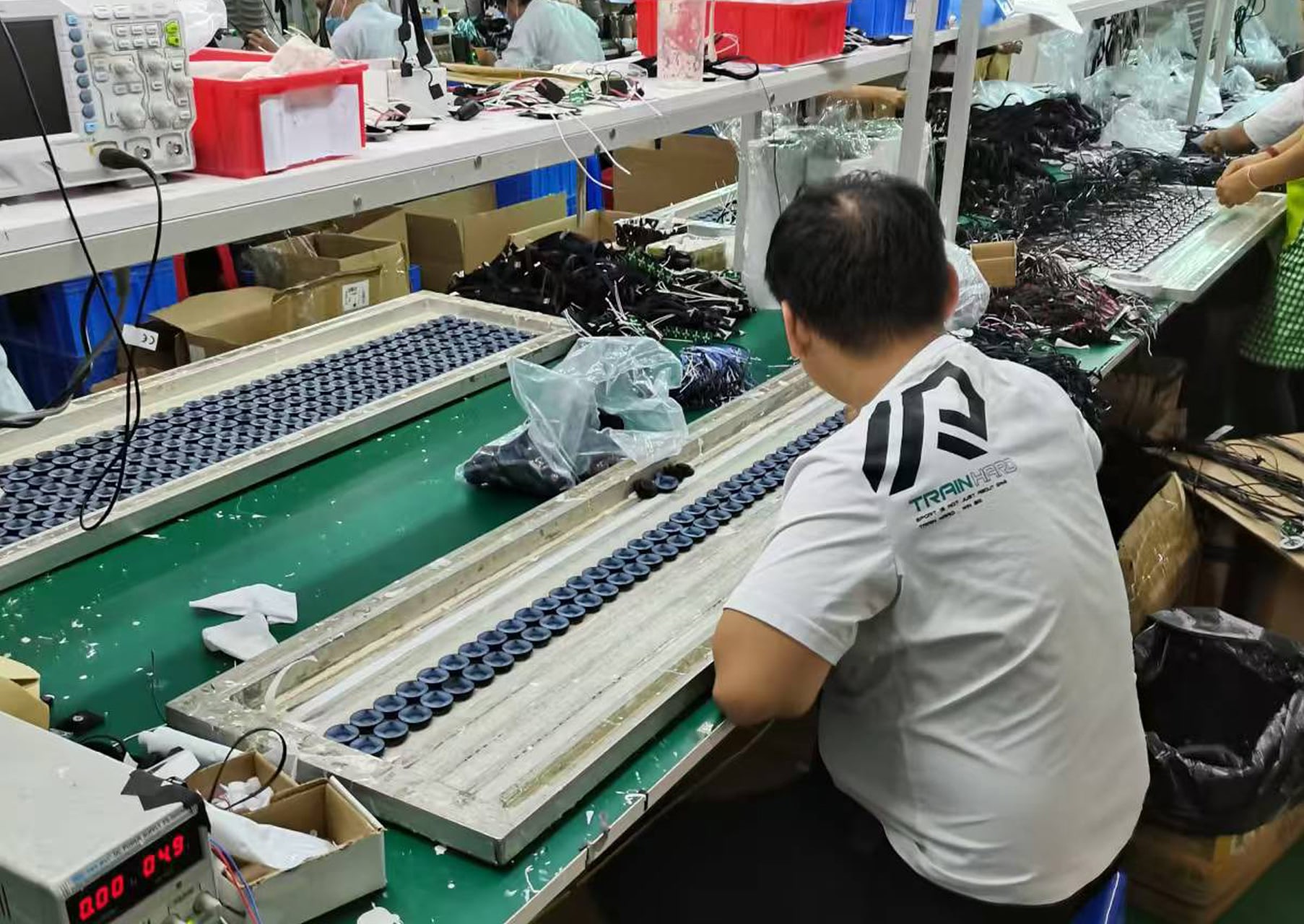 تركيب خط ملحقات جهاز التدليك